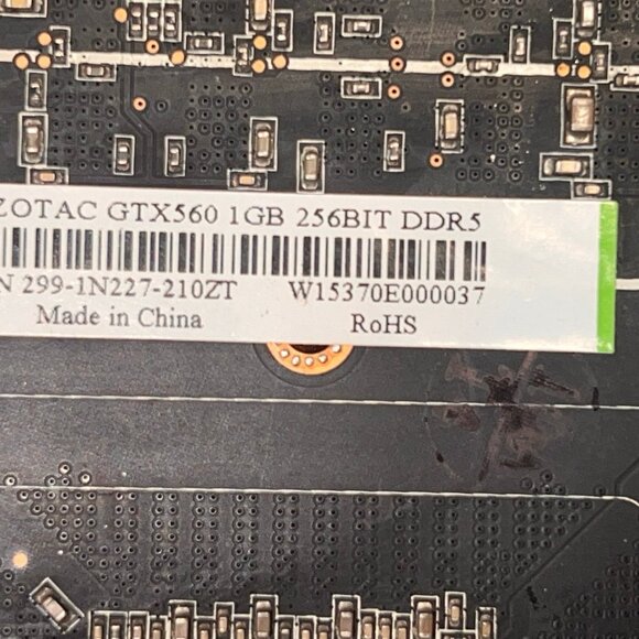 ZOTAC - GeForce GTX 560 Gaming Graphic Video Card -Untested- - Picture 4 of 7